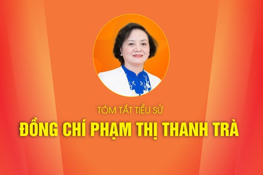 TÓM TẮT TIỂU SỬ ĐỒNG CHÍ PHẠM THỊ THANH TRÀ