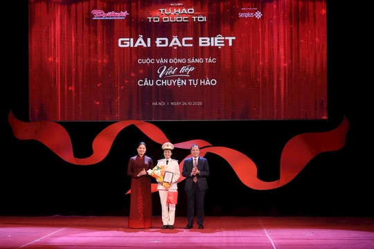Trao giải cuộc vận động sáng tác “Viết tiếp câu chuyện tự hào”: Lan tỏa của tinh thần yêu nước trong thời đại mới