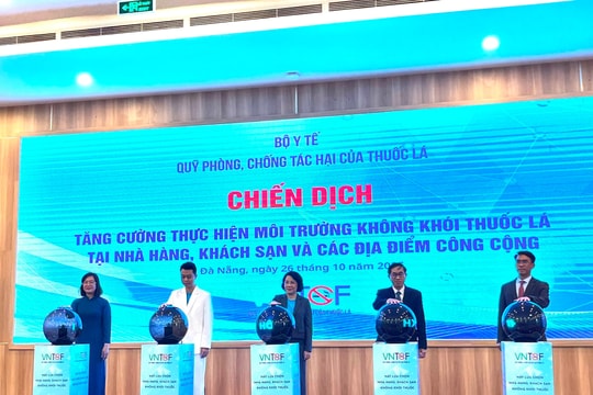 Đà Nẵng: Phát động chiến dịch môi trường không khói thuốc tại nhà hàng, khách sạn và các điểm công cộng