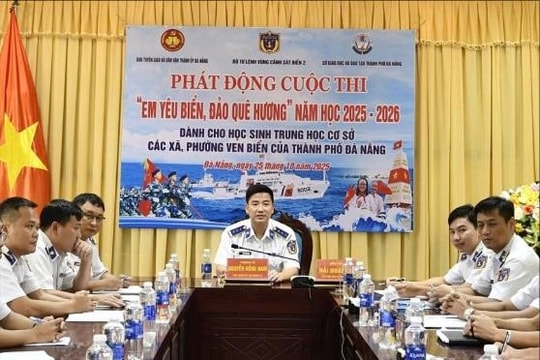 Bộ Tư lệnh Vùng Cảnh sát biển 2 phát động Cuộc thi “Em yêu biển, đảo quê hương” năm học 2025 - 2026