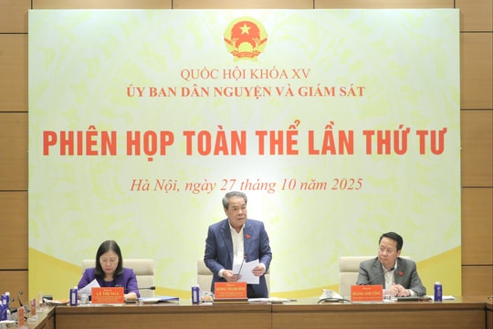 Ủy ban Dân nguyện và Giám sát họp Phiên toàn thể lần thứ tư