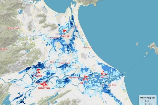Cảnh báo lũ ở hệ thống các sông miền Trung vượt mức báo động 3