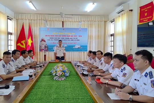 Hải đoàn 42 phát động cuộc thi "Em yêu biển, đảo quê hương"