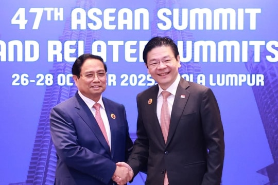 Vietnamese, Singaporean PMs hold second annual meeting