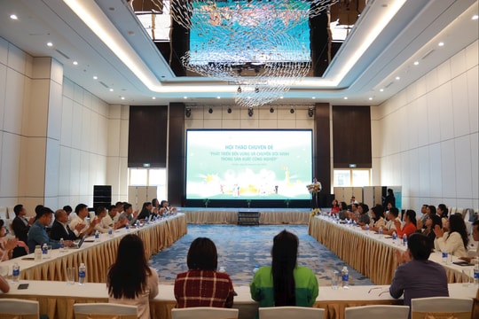 Phát triển bền vững và chuyển đổi xanh trong sản xuất công nghiệp