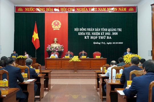 Quảng Trị: Khai mạc Kỳ họp thứ 3, HĐND tỉnh Khoá VIII