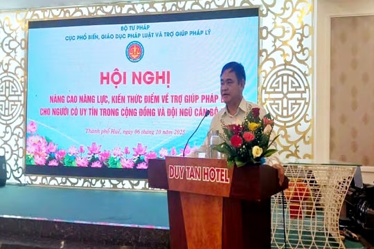 Trợ giúp pháp lý cho người có uy tín và đội ngũ cán bộ ở cơ sở
