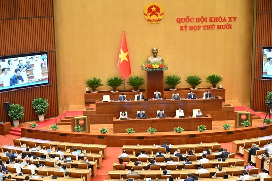 Chiều 29/10/2025, Quốc hội tiếp tục thảo luận tại hội trường