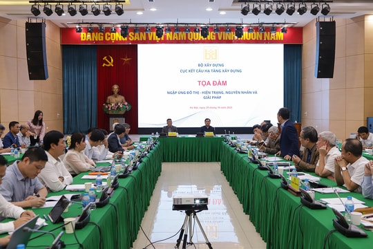 Đề xuất lập Quỹ phòng, chống ngập úng đô thị gắn ứng phó biến đổi khí hậu