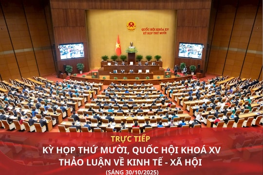 Tường thuật: Quốc hội thảo luận về kinh tế - xã hội