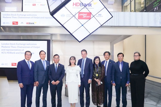 Lãnh đạo HDBank thăm Sàn giao dịch chứng khoán London