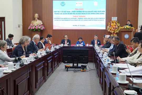 Tọa đàm Y tế Việt Nam – Pháp thống nhất nhiều định hướng hợp tác chiến lược vì sức khỏe cộng đồng