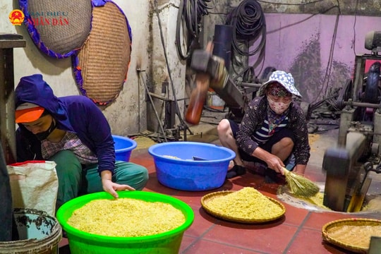 Làng cốm Mễ Trì rộn ràng vào mùa vụ mới