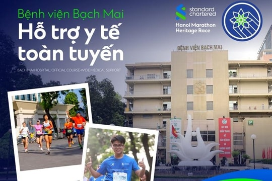 Bệnh viện Bạch Mai tiếp tục đồng hành với Standard Chartered Marathon Di sản Hà Nội 2025