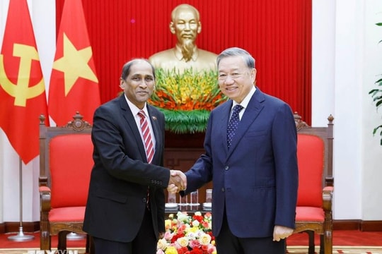 Tổng Bí thư Tô Lâm tiếp Đại sứ Singapore tại Việt Nam