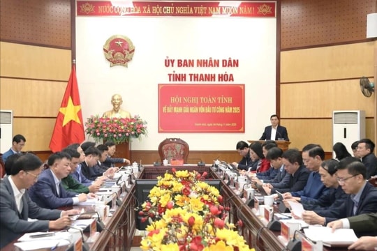 Thanh Hóa tiếp tục đẩy mạnh giải ngân vốn đầu tư công năm 2025