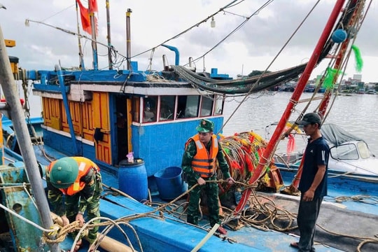 Bộ đội Biên phòng Quảng Ngãi sẵn sàng ứng phó với bão Kalmaegi