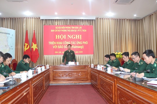 Bộ đội Biên phòng tỉnh Đắk Lắk: Chủ động ứng phó với bão số 13 theo phương châm "4 tại chỗ"