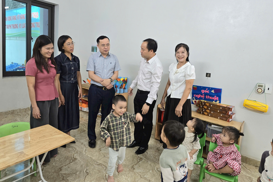 Sử dụng hiệu quả nguồn lực phát triển giáo dục mầm non