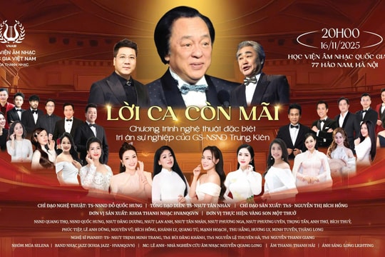 "Lời ca còn mãi" - Đêm nhạc tri ân NSND Trung Kiên