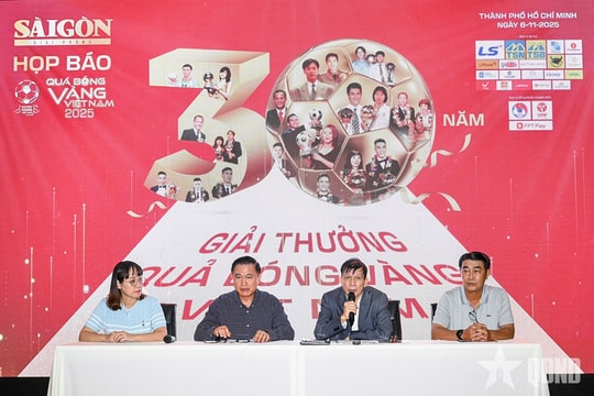 Giải thưởng Quả bóng vàng năm 2025 gồm 14 hạng mục