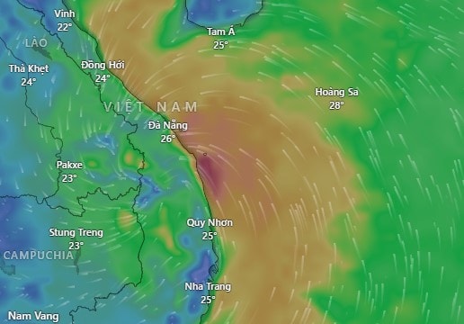 Cập nhật: Bão số 13 KALMAEGI suy yếu nhanh, thành áp thấp nhiệt đới vào rạng sáng ngày 7/11