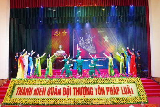 Thanh niên Quân đội phát huy vai trò xung kích, sáng tạo trong tuyên truyền pháp luật