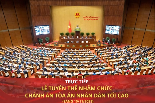 Tường thuật: Lễ tuyên thệ nhậm chức của Chánh án Tòa án nhân dân tối cao