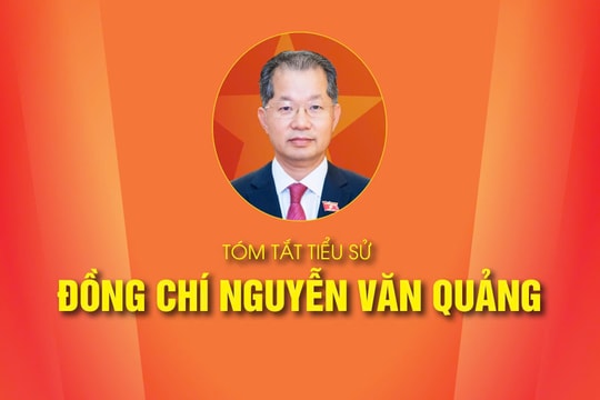 TÓM TẮT TIỂU SỬ ĐỒNG CHÍ NGUYỄN VĂN QUẢNG
