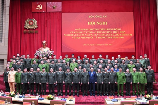 Triển khai Chương trình hành động của Đảng ủy Công an Trung ương thực hiện Nghị quyết số 59-NQ/TW