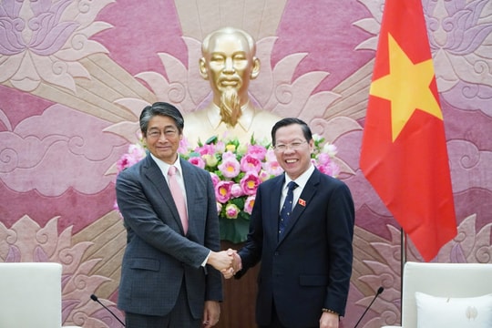 Chủ nhiệm Ủy ban Kinh tế và Tài chính Phan Văn Mãi tiếp Đại sứ Nhật Bản