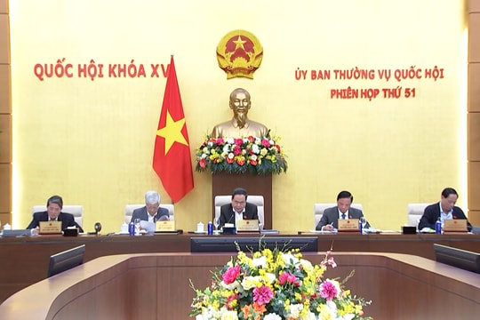 Hội nghị của Ban Thường vụ Đảng ủy Quốc hội và Ủy ban Thường vụ Quốc hội