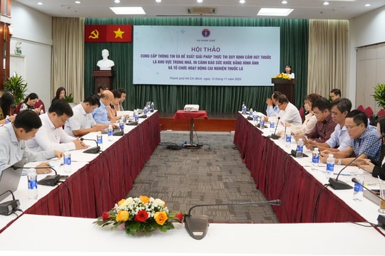 Cấp thiết hoàn thiện khung pháp lý kiểm soát thuốc lá, bảo vệ sức khỏe cộng đồng