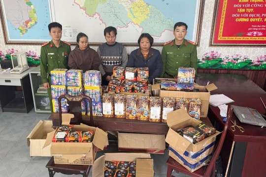 Triệt phá đường dây buôn bán pháo nổ hoạt động liên tỉnh
