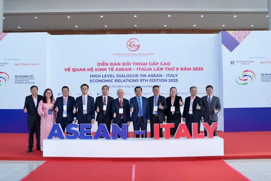 TP. Hồ Chí Minh đăng cai Diễn đàn ASEAN - Italia 2025: Khẳng định vai trò kết nối vùng và trung tâm hợp tác quốc tế