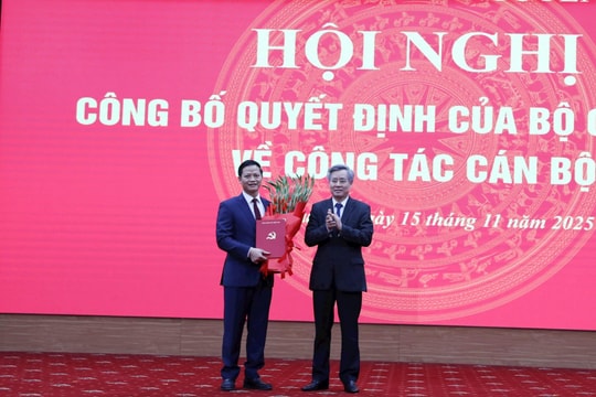 Ông Vương Quốc Tuấn được điều động, phân công, chỉ định giữ chức Phó Bí thư Tỉnh ủy Thái Nguyên