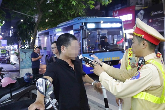 Tuần tra khép kín, xử lý nghiêm các hành vi vi phạm nồng độ cồn