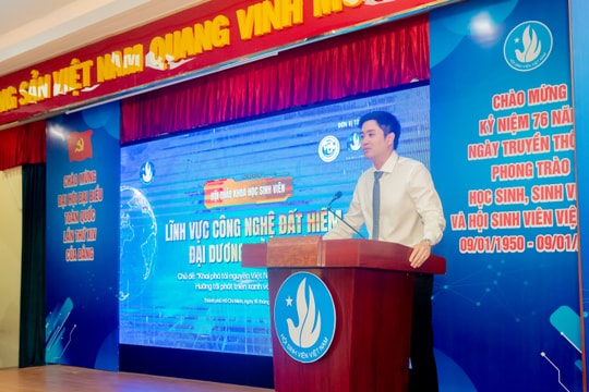 Sinh viên Việt Nam tiên phong khai phá tài nguyên chiến lược