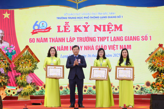 Trường THPT Lạng Giang số 1 (Bắc Ninh) kỷ niệm 60 năm thành lập