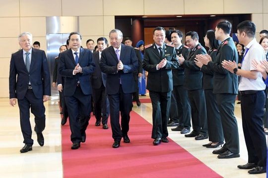 Tổng Bí thư Tô Lâm và Chủ tịch Quốc hội Trần Thanh Mẫn dự kỷ niệm 80 năm ngày truyền thống Thanh tra Việt Nam
