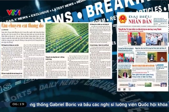 Điểm báo VTV1: Câu chuyện cái thang đo