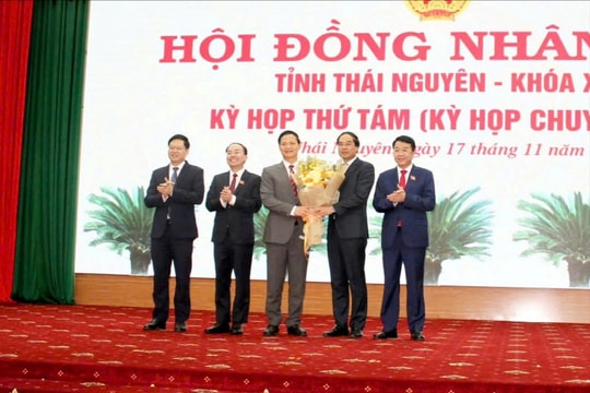 Ông Vương Quốc Tuấn được bầu giữ chức  Chủ tịch UBND tỉnh Thái Nguyên