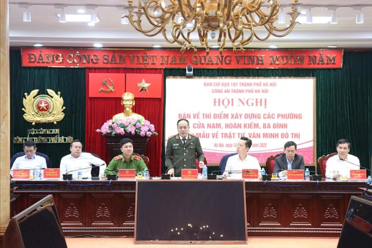 Xây dựng thí điểm các phường Hoàn Kiếm, Cửa Nam, Ba Đình thành kiểu mẫu về trật tự, văn minh đô thị