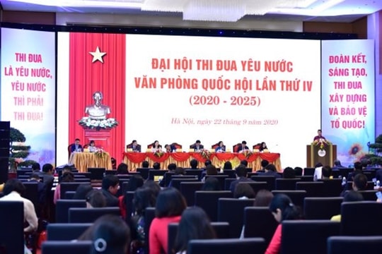 Chiều nay, 18/11 diễn ra Đại hội Thi đua yêu nước Văn phòng Quốc hội lần thứ V