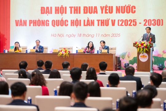 Khai mạc Đại hội thi đua yêu nước Văn phòng Quốc hội lần thứ V, giai đoạn 2025 - 2030