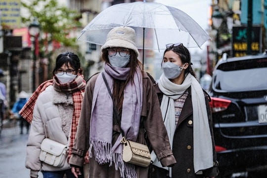 Không khí lạnh tăng cường, vùng núi cao Bắc Bộ có nơi dưới 5 độ