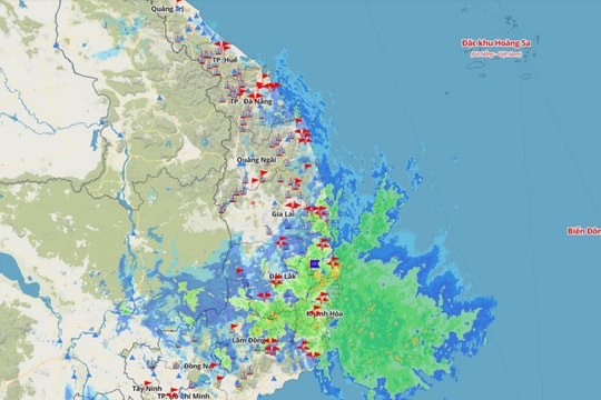 Cảnh báo lũ khẩn cấp báo động 3 trên hệ thống các sông ở Đắk Lắk và Khánh Hòa