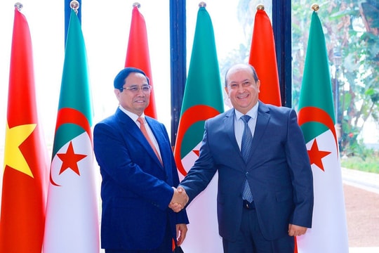 Thủ tướng Phạm Minh Chính hội đàm Thủ tướng Algeria