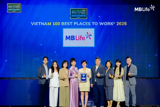 MB Life 3 năm liên tiếp được vinh danh “Nơi làm việc tốt nhất Việt Nam”