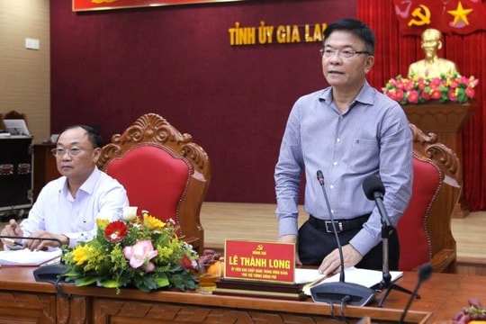 Phó Thủ tướng Lê Thành Long: Gia Lai tập trung hỗ trợ nhân dân ổn định đời sống, khôi phục sản xuất sau bão lũ